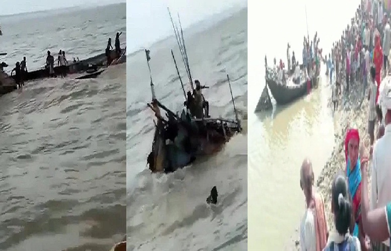 Major accident in Muzaffarpur, Bihar, boat carrying 33 children capsizes in Bagmati river, 16 missing