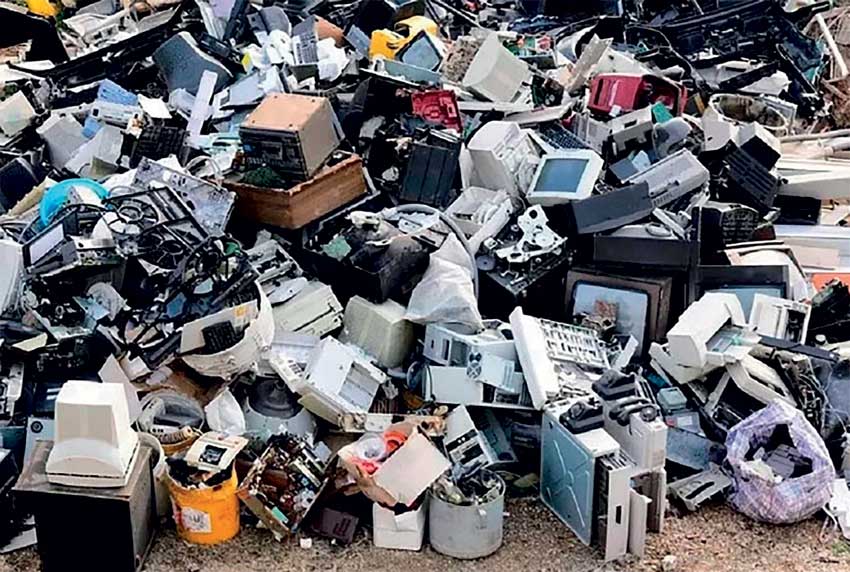 Increasing e-waste is a threat to health and environment.