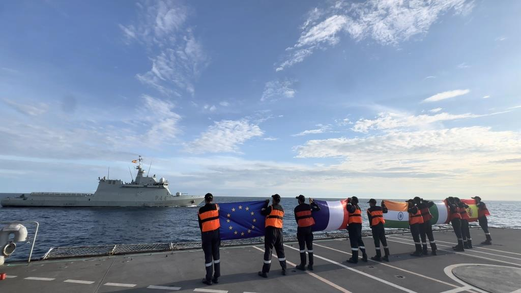 GULF OF GUINEA: EU AND INDIA CARRY OUT MAIDEN JOINT NAVAL EXERCISE