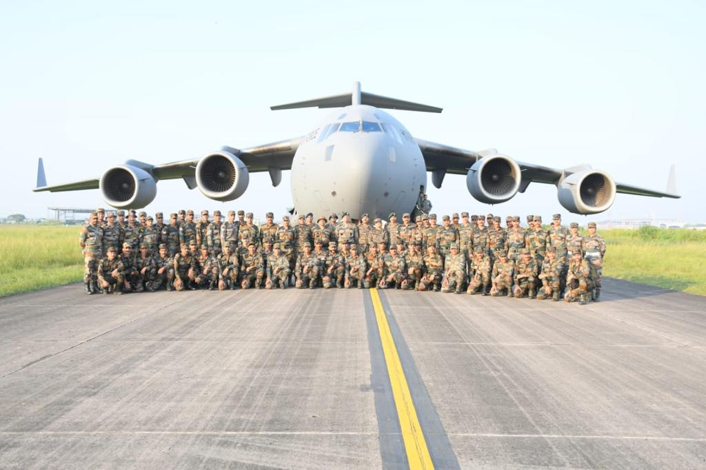Indian Army and Air Force Contingent Departs for India-Kazakhstan Joint Military Exercise