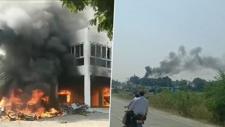 Violent protest over Maratha reservation, protesters set fire to NCP MLA Prakash Solanki's house