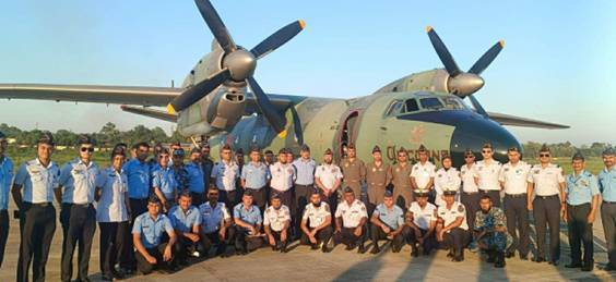 BANGLADESH AIR FORCE  PERSONNEL VISITED DIMAPUR, NAGALAND TO COMMEMORATE THEIR RAISING DAY