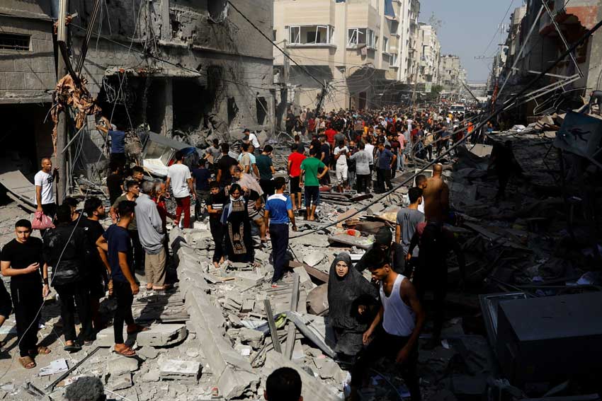  Conflict between terrorist organization Hamas and Israel