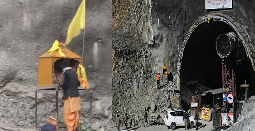 Steel rods forming an obstacle at the site of Silkyara tunnel collapse were removed, prayers were offered for the safe release of 41 trapped workers