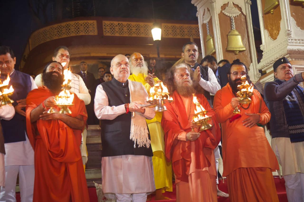 Rishikesh Welcomes HM Amit Shah: A Spiritual Sojourn by the Banks of the Ganges