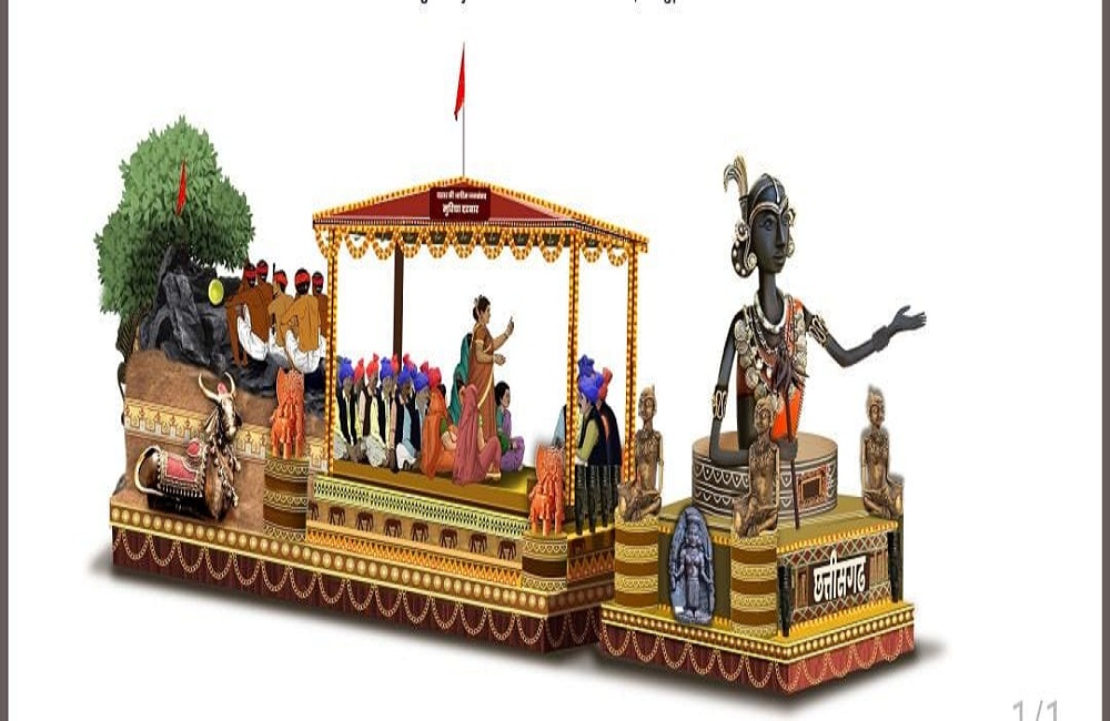 Chhattisgarh's tableau selected after tough competition among 28 states to participate in the Republic Day Parade