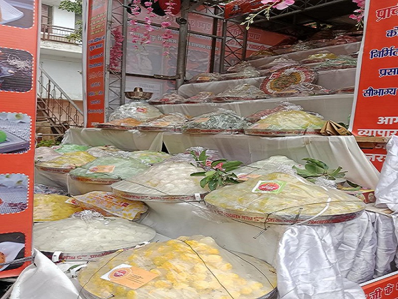 560 kg petha of 56 varieties made in Agra leaves for Ayodhya, will be offered as offering to Lord Shri Ram
