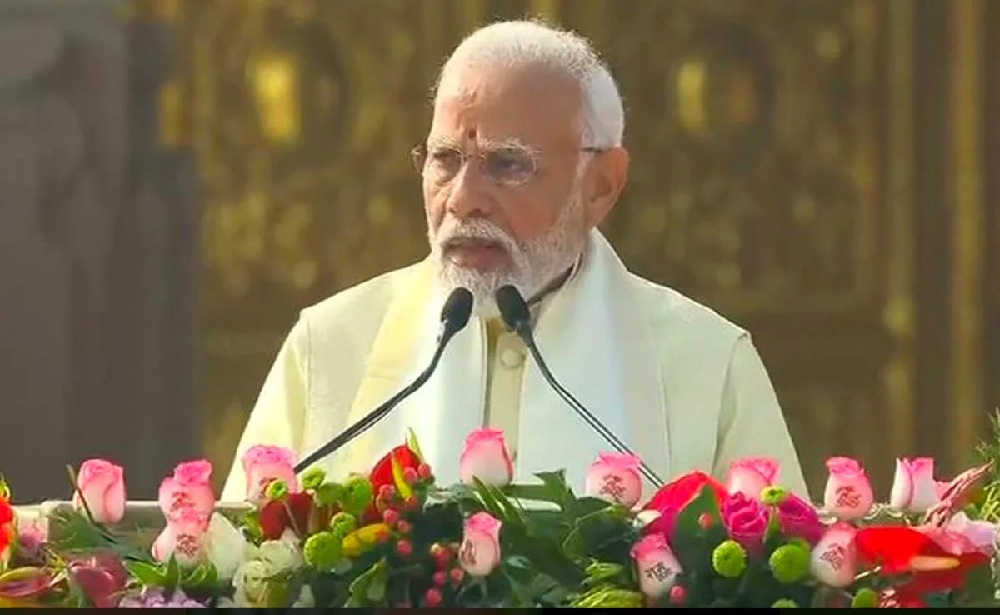 Ram is not a dispute, Ram is a solution, Ram is not fire, Ram is energy, Ram is not present, Ram is eternity: PM Modi