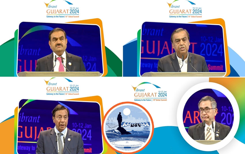 Vibrant Gujarat Global Summit : Unprecedented Investment Pledges from Industry Titans