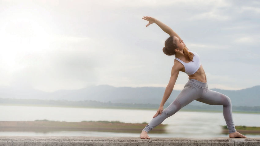 Regular practice of yoga provides relief from joint pain