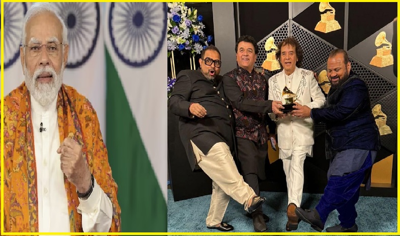 PM Modi congratulated Shankar Mahadevan-Zakir Hussain's band on their Grammy Award win, said- 