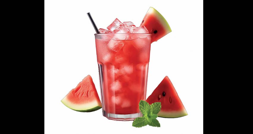 Watermelon juice keeps human body healthy