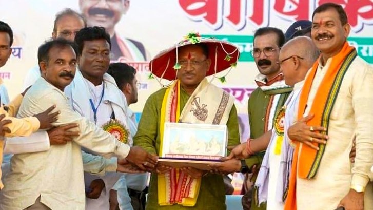 CM Sai visited Balod, said- “Nishad community is moving on the path of progress”