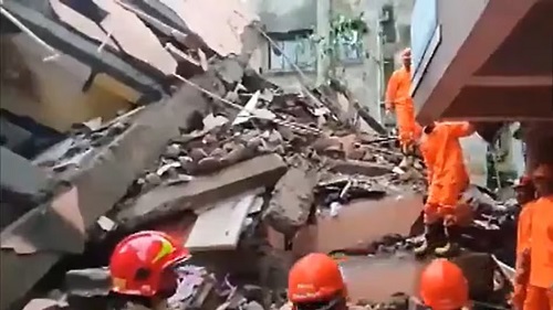Building Collapses in Mumbai's Shahbaz Village: 24 Families Affected