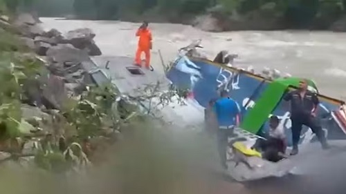 Tragedy Strikes Again: Indian Passenger Bus Plunges into River in Nepal ...