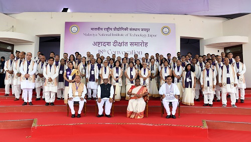 President of India graces 18th convocation of MNIT Jaipur