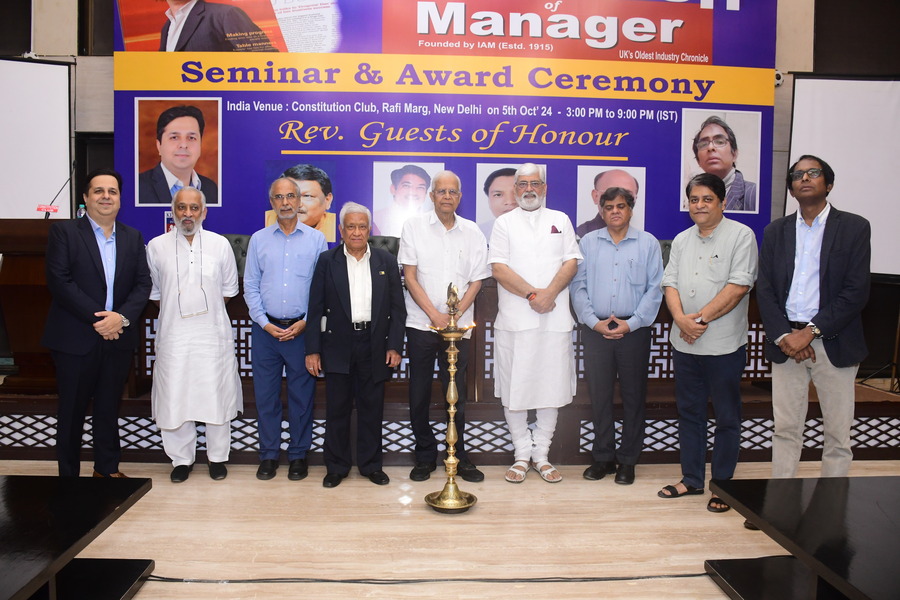 The Relaunch of UK’s Oldest Industry Chronicle ‘’Manager’’ and Award Ceremony in New Delhi and London