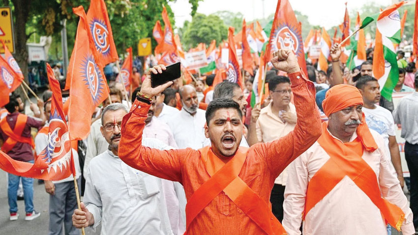 Hindus have no choice, other than being united