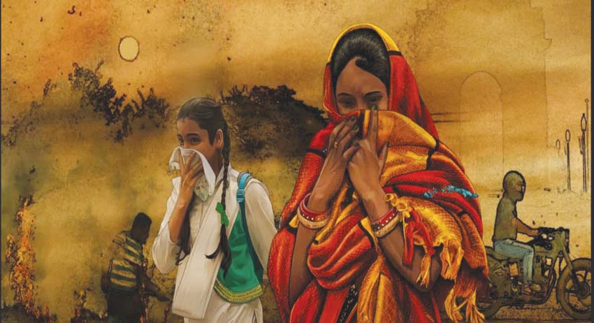 Respiratory problems worsen due to poisonous air