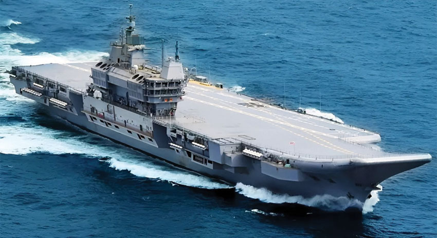 Where is INS Vishal ?