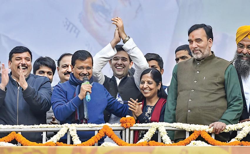 Under the rule of ‘AAP’  Delhi devastated