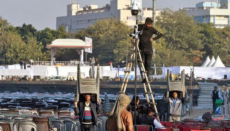 Preparations going on at Ramlila Maidan in Delhi for the swearing in ceremony for the post of CM, know the full news