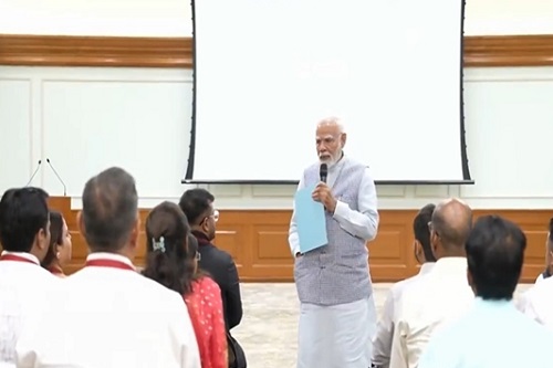 Prime Minister Narendra Modi Celebrates 10 Years of Pradhan Mantri ...