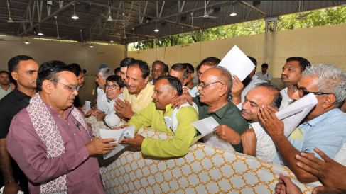 Rajasthan CM Bhajanlal Sharma held a public hearing and said solving public problems is our top priority