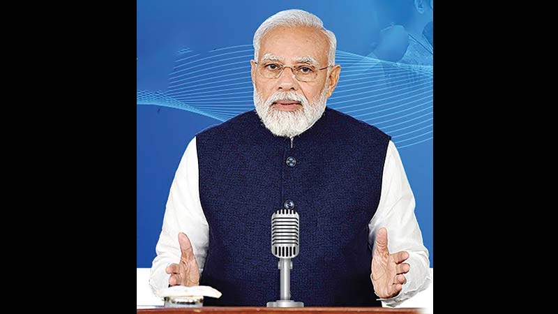 Terror and talks cannot coexist, Terror and trade cannot go hand in hand and Water and blood can never flow together: PM Modi