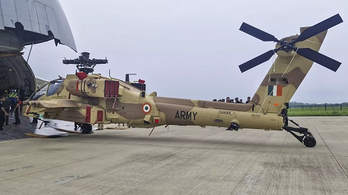 India Enhances Combat Capabilities with New AH-64E Apache Helicopters