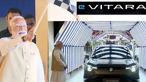 A Milestone for Indian Manufacturing: PM Modi Launches Maruti Suzuki's e-VITARA Exports and Hybrid Battery Production in Gujarat