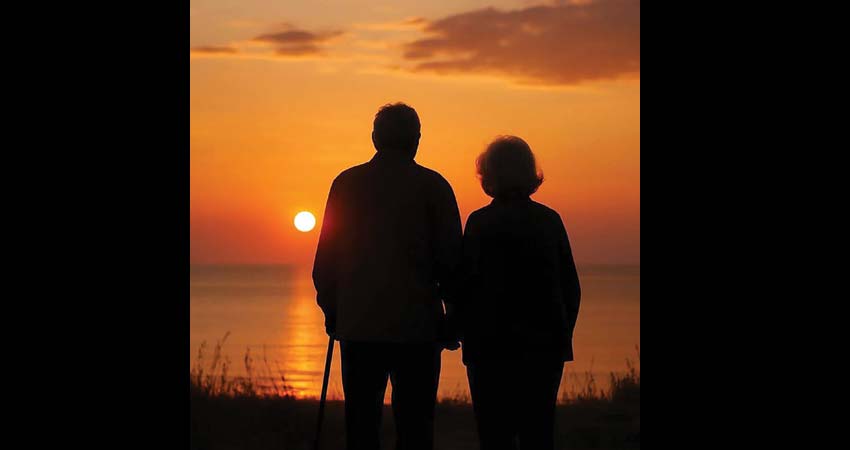 Joint families are gradually getting over and the place for the elderly becomes less