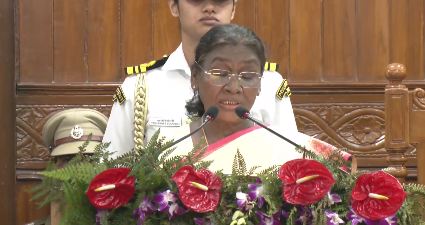 President Draupadi Murmu addressed the special session of the Uttarakhand Legislative Assembly, saying that the state is today moving rapidly on the path of development