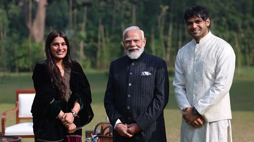 A Meeting of Champions: PM Modi Hosts Neeraj Chopra, Reflecting on a Year of Triumphs and Trials