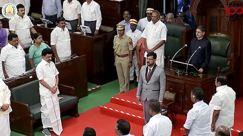   Tamil Nadu Assembly Opens in Turmoil as Governor–DMK Rift Erupts into Fresh Showdown