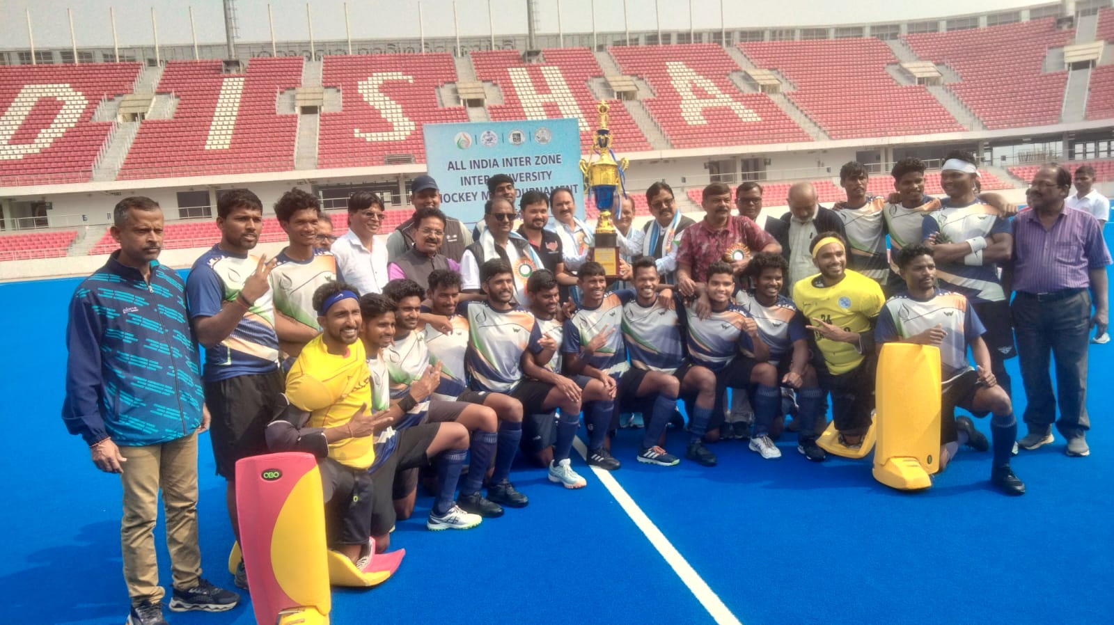 Sambalpur University became the winner of Inter University Hockey