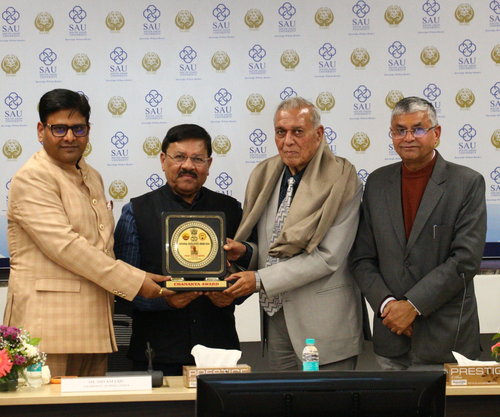 Prof. K. K. Aggarwal Honoured by Summit India for Outstanding Contributions to Higher Education and Nation Building