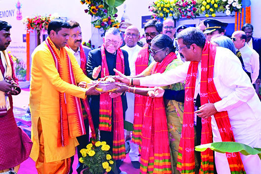 President Draupadi Murmu lays foundation stone of Sri Jagannath Temple in Jharkhand: An effort to preserve heritage