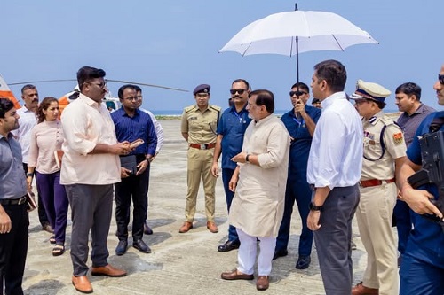 Lakshadweep Administrator Prafull Patel Reviews Development Projects During Visit to Kavaratti