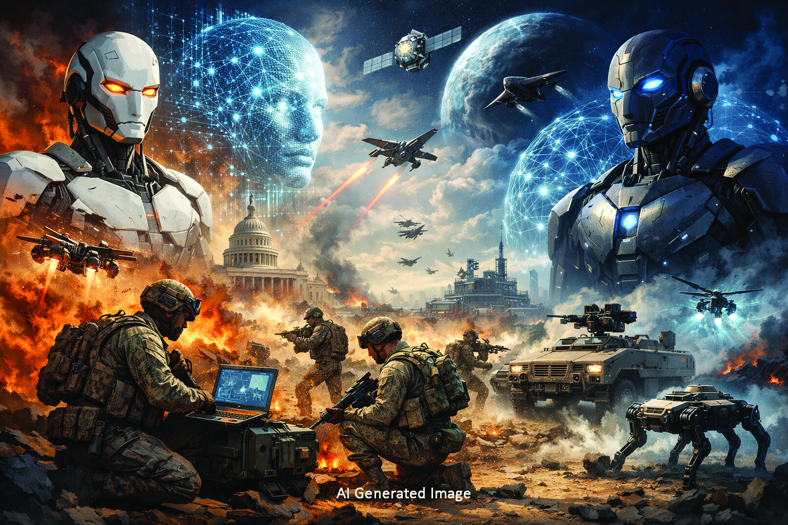 The AI Battlefield : From Anthropic to OpenAI in America’s Wars