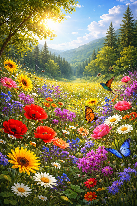 When flowers change color, nature's silent warning