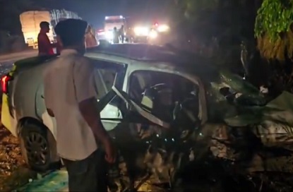 Six Killed in Head-On Collision on NH-30 in Chhattisgarh’s Kanker District