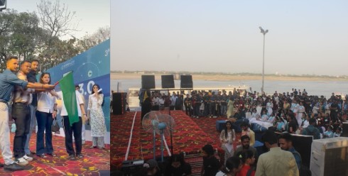 Plogathon 3.0 successfully organised in Varanasi on World Earth Day, 439 kg of plastic waste collected