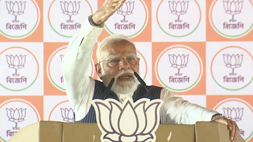 Modi Calls High Turnout ‘Beginning of the End’ for TMC Rule in Bengal
