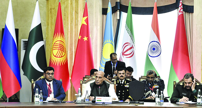 It is SCO’s responsibility to ensure regional as well as global peace & stability: Rajnath Singh 