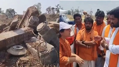 Outrage Erupts Over Demolition of 800-Year-Old Kakatiya Shiva Temple in Telangana