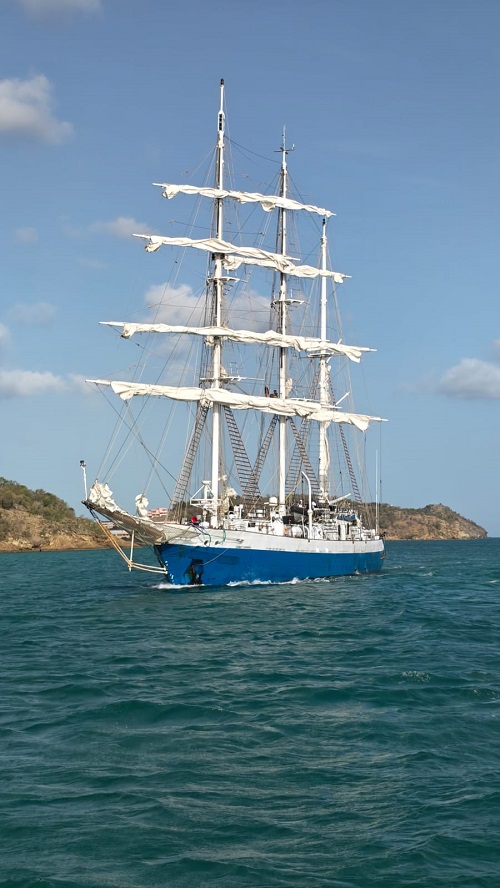 INS SUDARSHINI ARRIVES AT ANTIGUA AFTER HISTORIC TRANS-ATLANTIC CROSSING