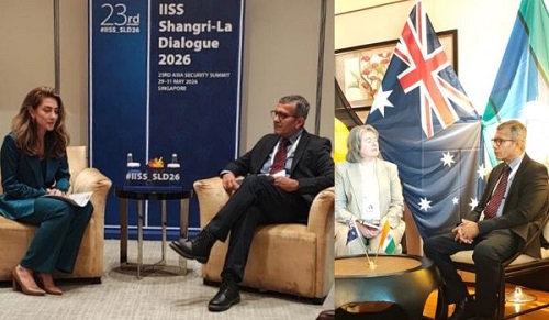 India Deepens Defence Engagements with Netherlands, Australia and European Union at Shangri-La Dialogue