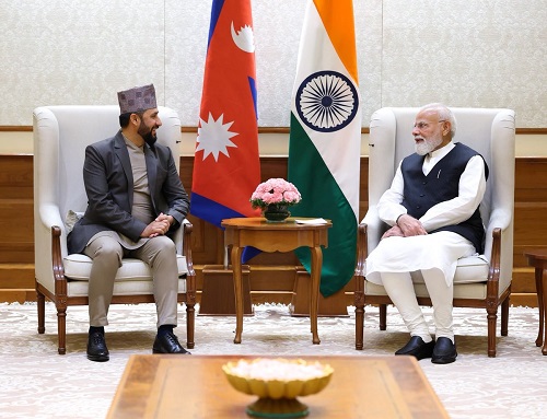 Modi Reaffirms Nepal Ties During Meeting with Rabi Lamichhane