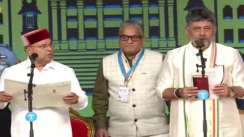 DK Shivakumar Takes Oath as Karnataka Chief Minister, Ends Long Wait for Top Post